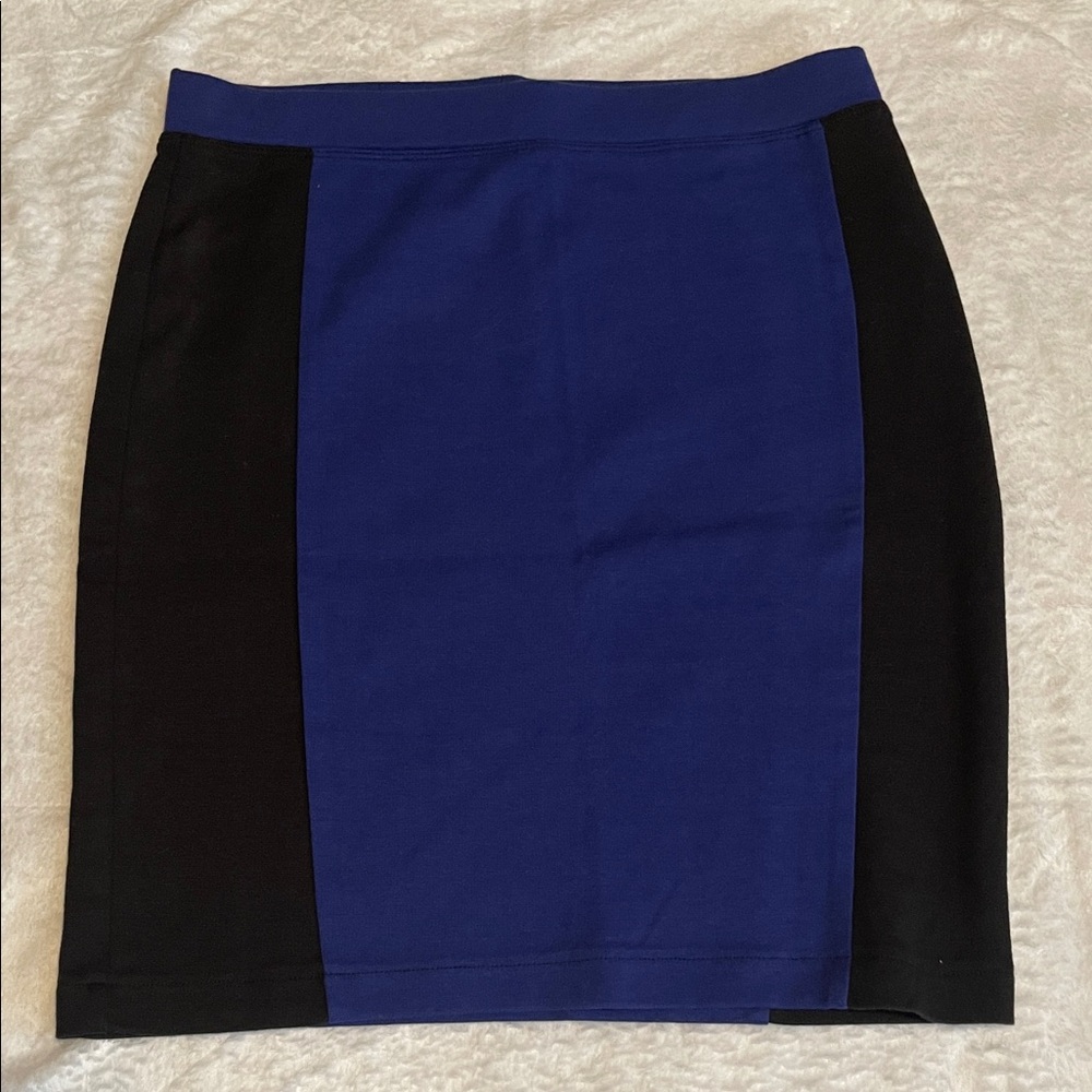 Nicki Minaj Blue and Black Pencil Skirt